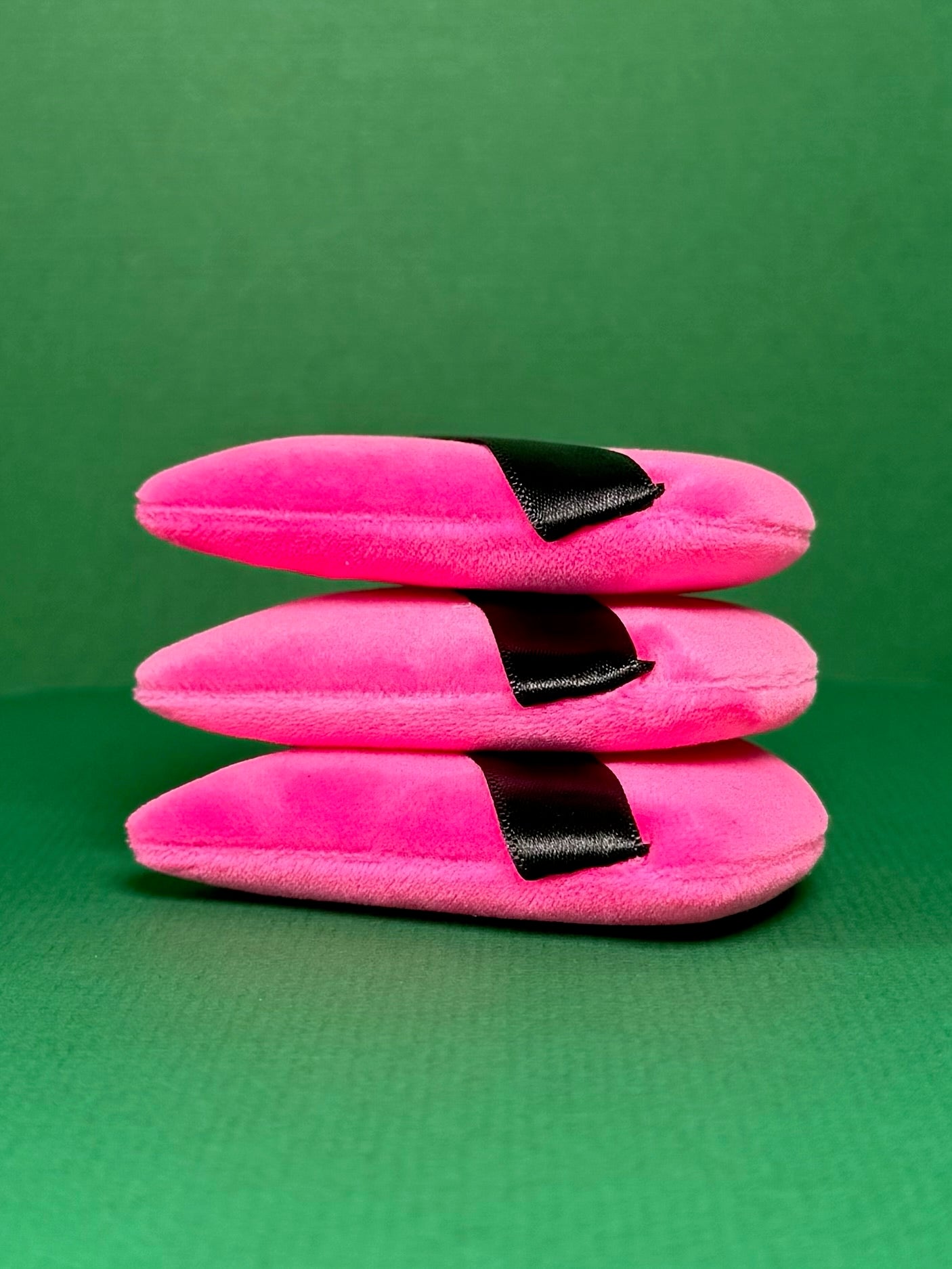 Pink powder puff