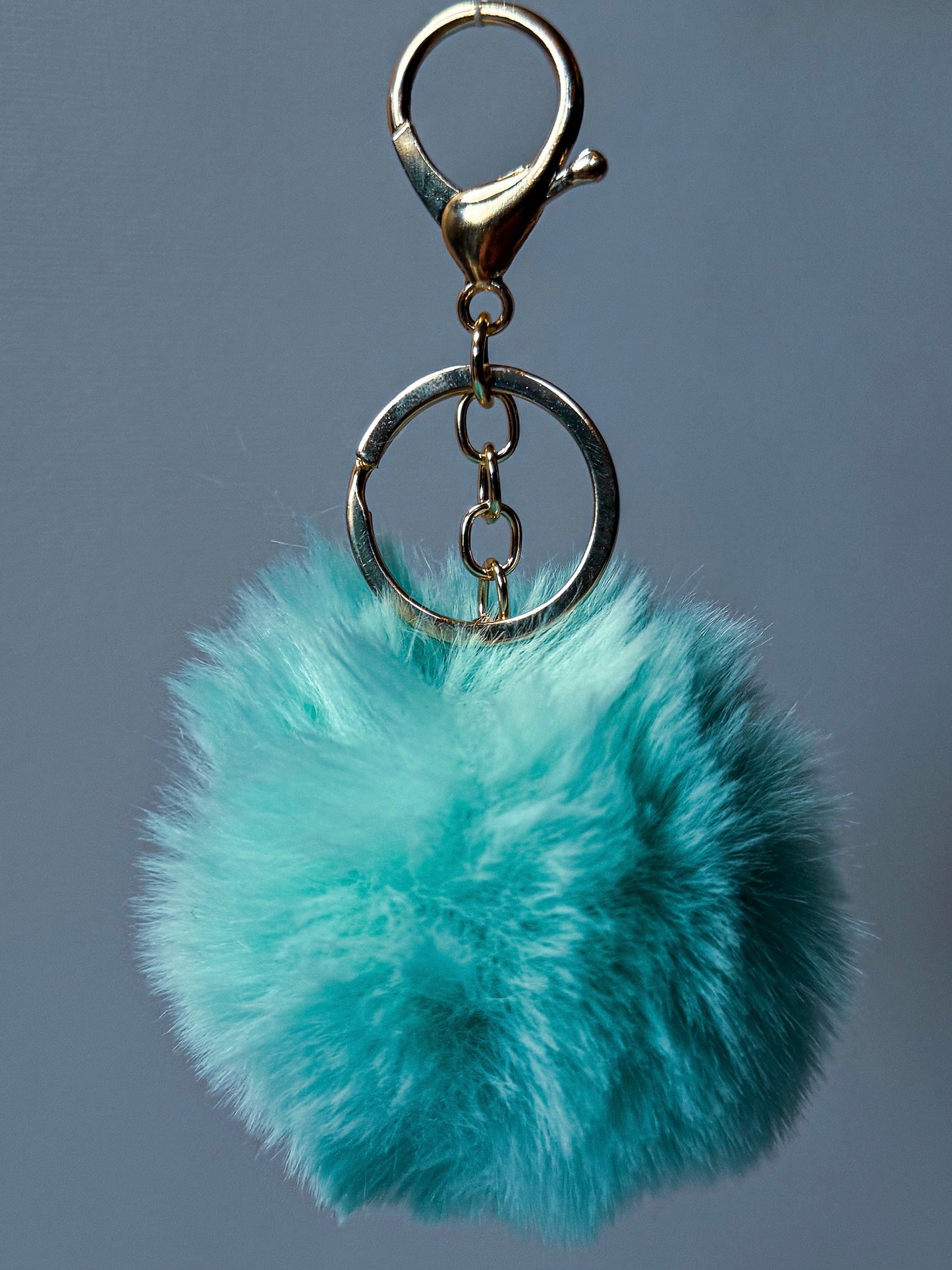 Pompom tas / sleutelbos