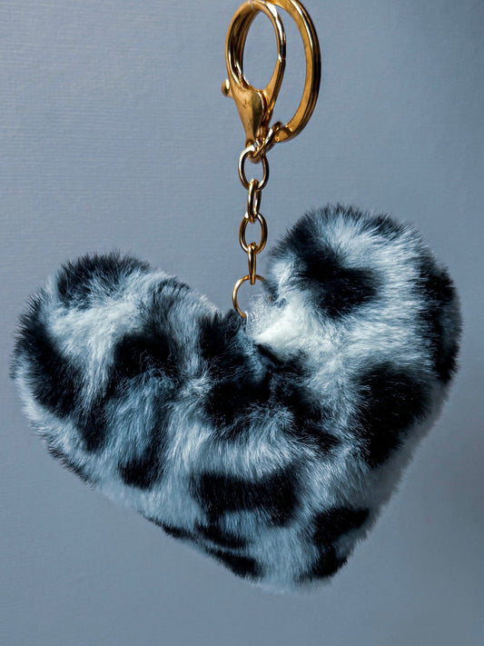 Pompom hartje panter