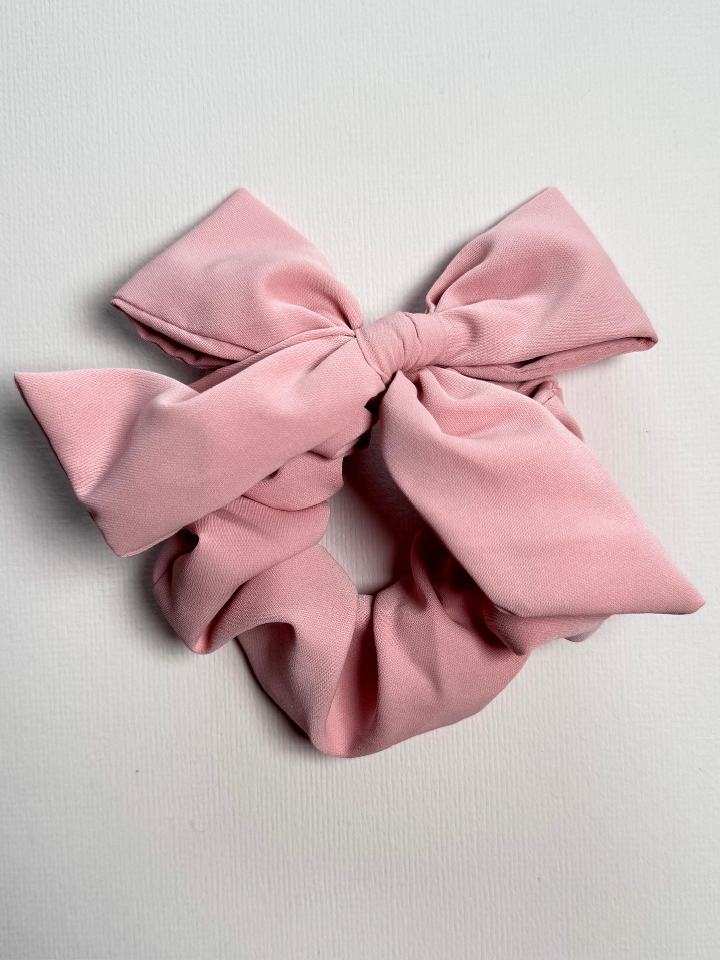Scrunchie strik roze